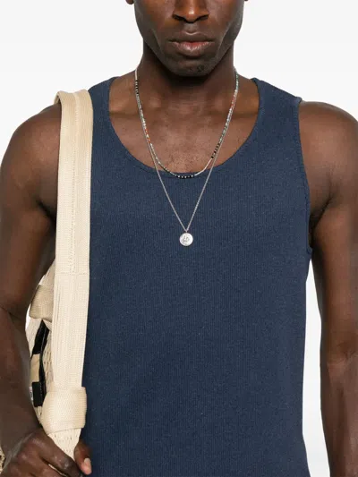 Home Core Ribbed Tank Top In Black