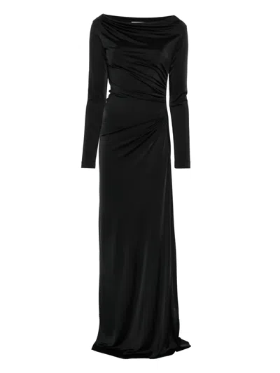 Victoria Beckham Midi Dress In Black