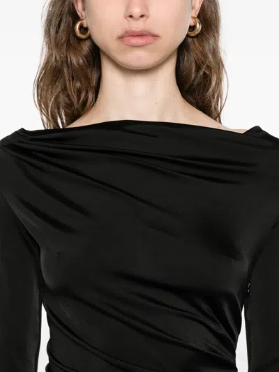 Victoria Beckham Midi Dress In Black