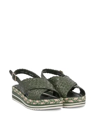 Toni Pons Forli Interwoven Slingback Sandals In Gray
