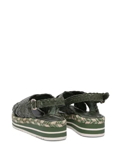 Toni Pons Forli Interwoven Slingback Sandals In Gray