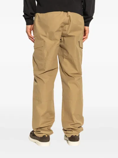Versace Tailoring Label Cargo Pants In Yellow