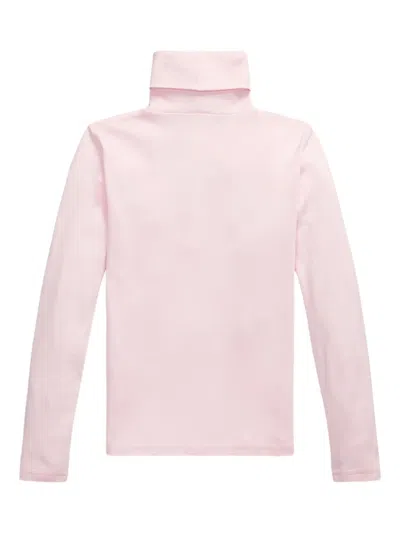 Polo Ralph Lauren Roll Neck Long-sleeve T-shirt In Pink