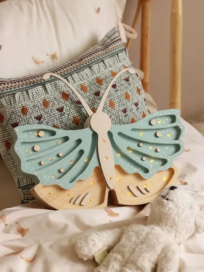 Little Lights Butterfly-shaped Decorative Lamp In Blue