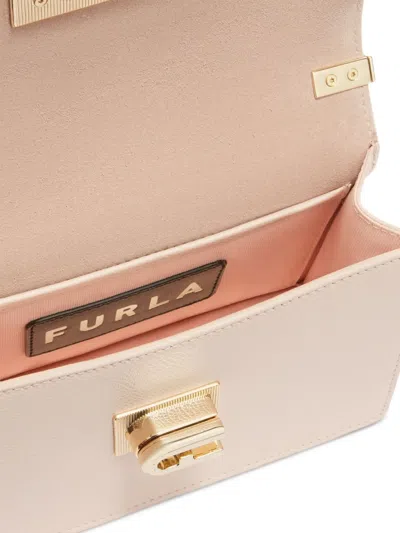 Furla 1927 Mini Leather Shoulder Bag Color Azalea