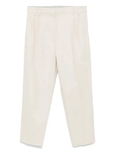 Brunello Cucinelli Trousers With Belt Loops And Side Pockets