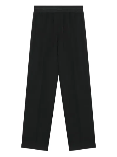 Helmut Lang Elastic-waist Trousers In Black