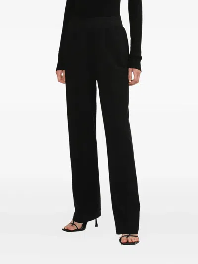 Helmut Lang Elastic-waist Trousers In Black