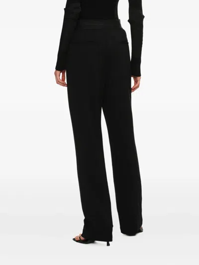 Helmut Lang Elastic-waist Trousers In Black