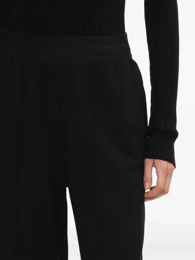 Helmut Lang Elastic-waist Trousers In Black