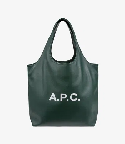 Apc A.p.c. Ninon Small Shopper Bag - Synthetic - Green