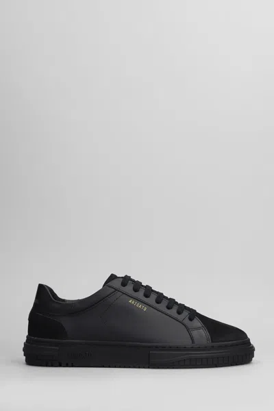 Axel Arigato Atlas Leather Sneakers In Black