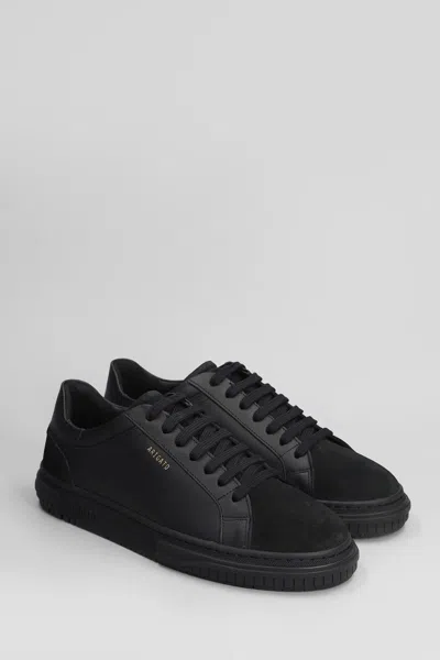 Axel Arigato Atlas Leather Sneakers In Black