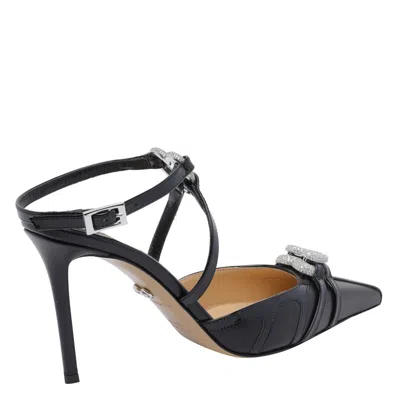 Mach&mach Mach & Mach Women Double Heart Pumps In Black