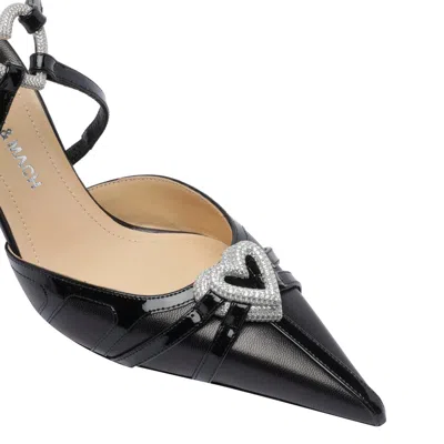 Mach&mach Mach & Mach Women Double Heart Pumps In Black