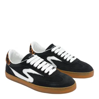 Stuart Weitzman Sw Runaround Sneakers In Black