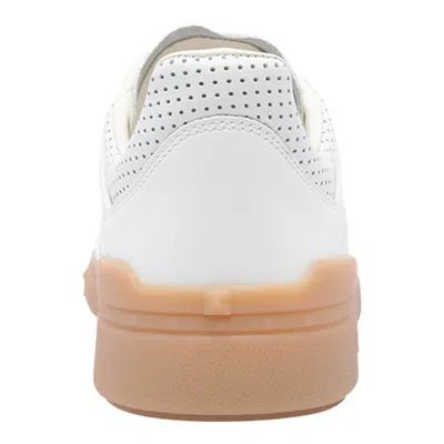 Valentino Garavani Nappa Leather Upvillage Round Toe Sneakers In White