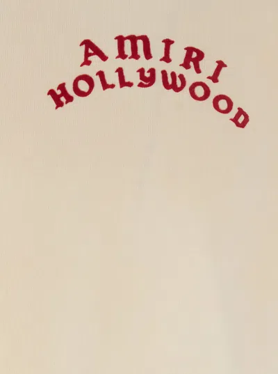 Amiri Hollywood Oversized T-shirt In Neutral