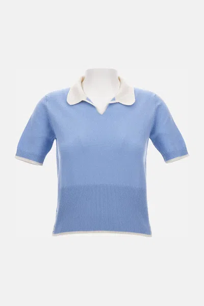 Thom Browne Polo In Blue
