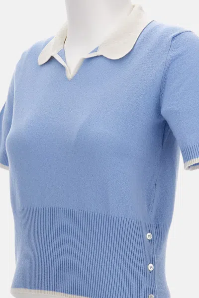 Thom Browne Polo In Blue