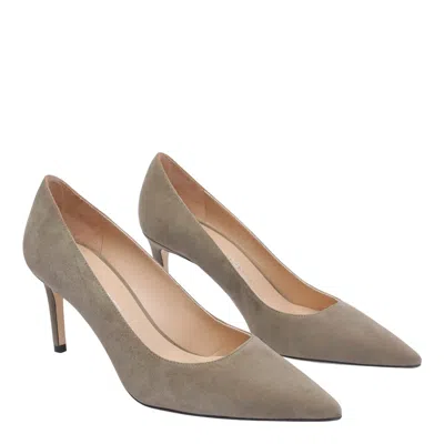 Stuart Weitzman Pointed Toe Suede Stiletto Heel Pumps