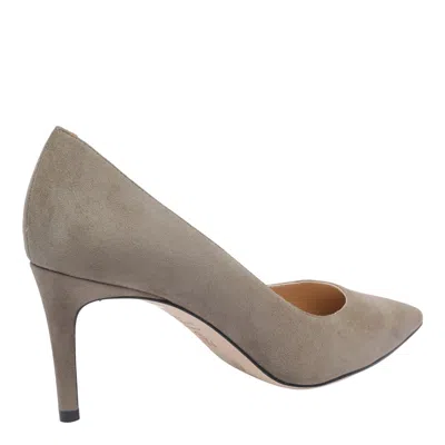 Stuart Weitzman Pointed Toe Suede Stiletto Heel Pumps