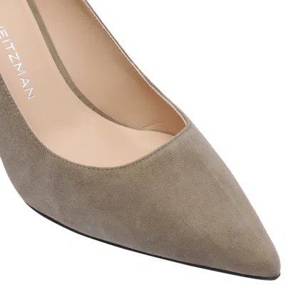 Stuart Weitzman Pointed Toe Suede Stiletto Heel Pumps