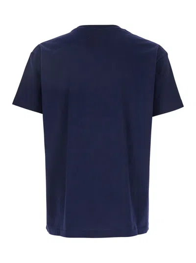 Vivienne Westwood Woman T-shirt Navy Size L Organic Cotton In Blue