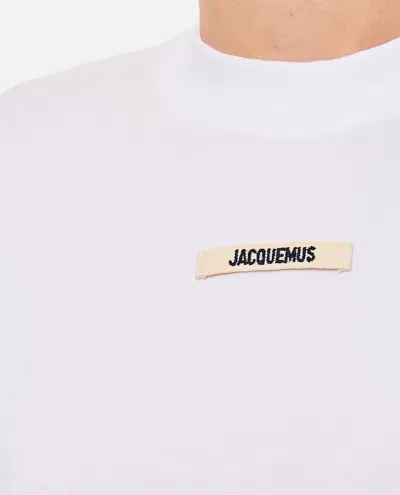 Jacquemus Tom Ford Black Cotton Blend Jeans In White
