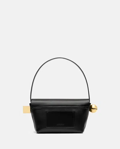 Jacquemus Le Rond Carre Leather Shoulder Bag