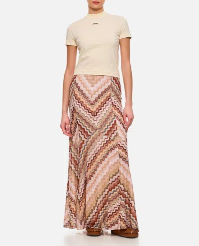 Jacquemus T-shirt With Gros Grain Logo In Neutral