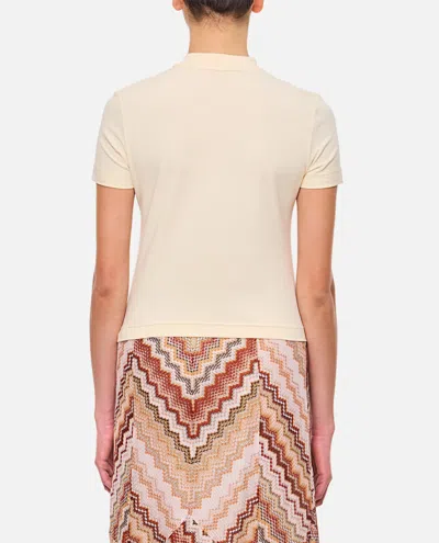 Jacquemus T-shirt With Gros Grain Logo In Neutral