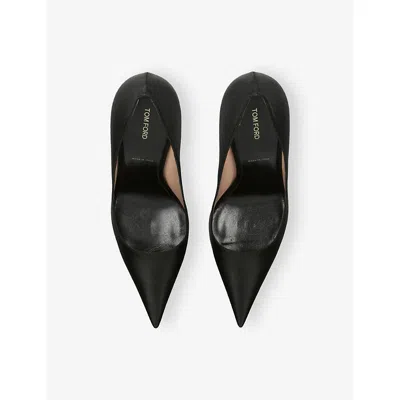 Tom Ford Betty Soft Calf Leather Pointed-toe Pumps In Black
