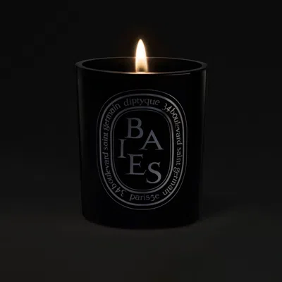 Diptyque Berries Medium Candle In Black