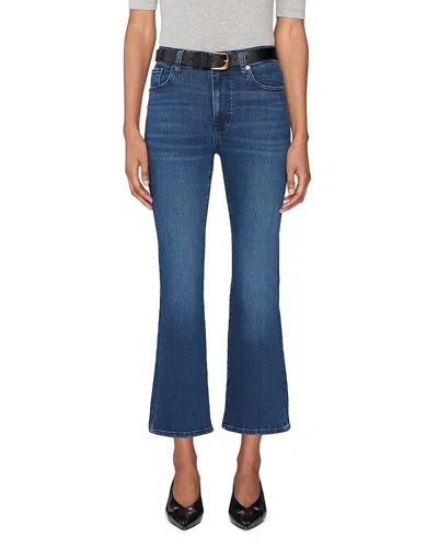 Frame The Reboot High Rise Ankle Bootcut Jeans In Keepsake In Blue