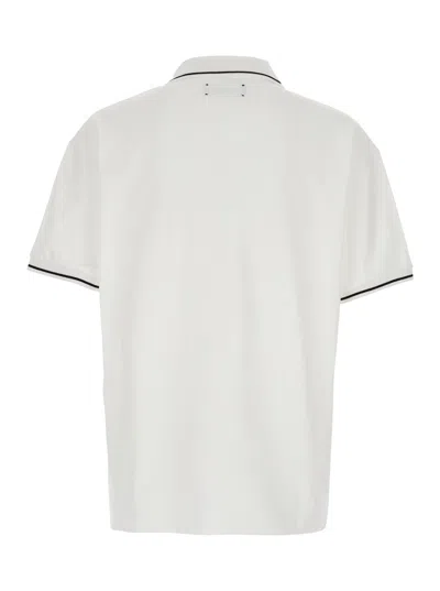 Amiri Cotton Polo Shirt In White