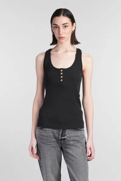 Anine Bing Alessia Tank Top In Black