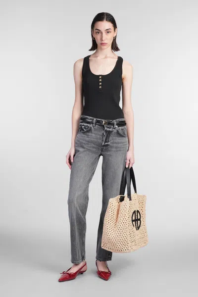 Anine Bing Alessia Tank Top In Black