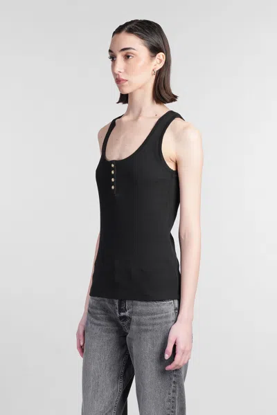 Anine Bing Alessia Tank Top In Black