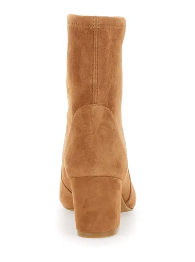 Stuart Weitzman Woman Ankle Boots Sand Size 10.5 Leather In Beige