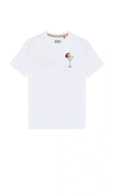 Original Penguin Pride Martini Graphic Tee In White