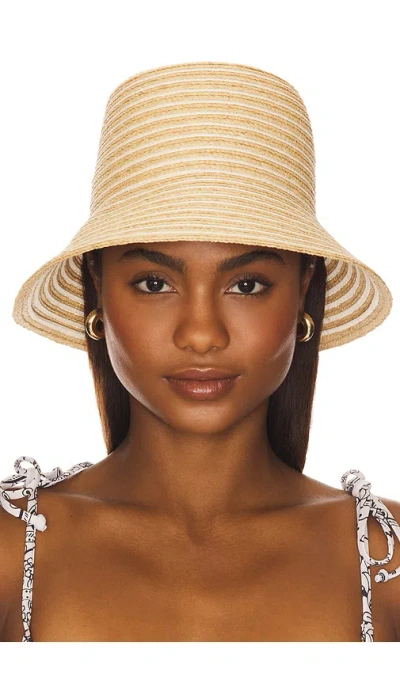 Lack Of Color Reef Bucket Hat In Neutral