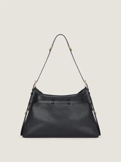 Givenchy Women Voyou Nano Bag In Polished Leather In Black