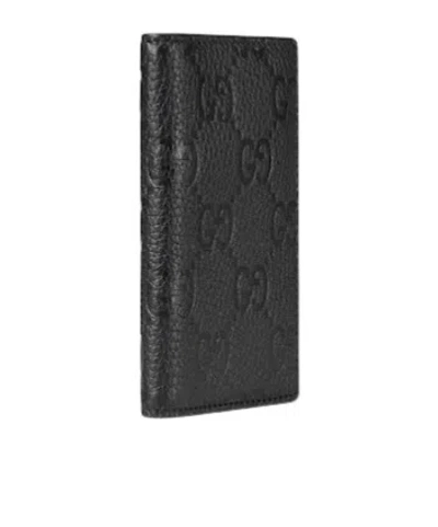 Gucci Imprint Card Case In Black