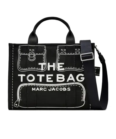 Marc Jacobs Medium Tote Bag In Black
