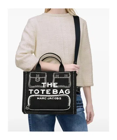 Marc Jacobs Medium Tote Bag In Black