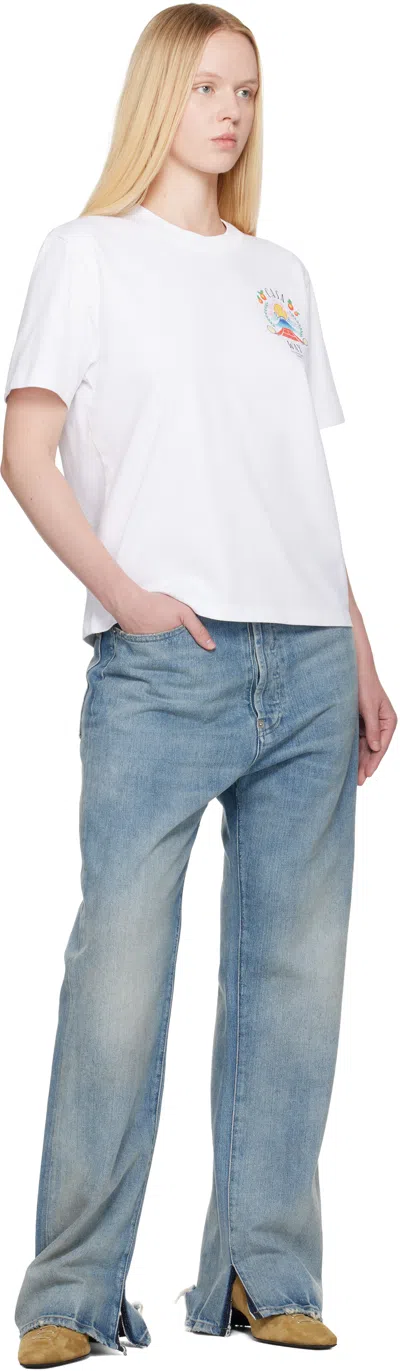 Casablanca Regular Fit T-shirt In White