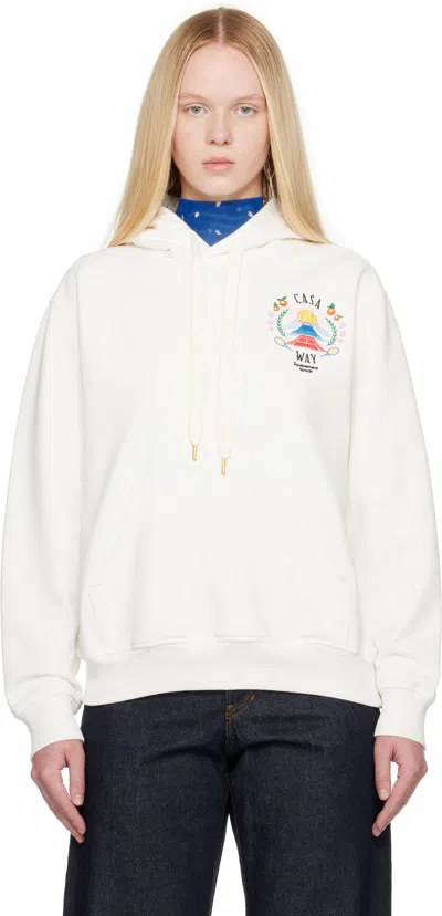 Casablanca "casaway Mountain" Sweatshirt In Neutral