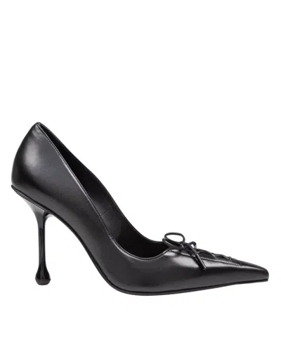 Jimmy Choo Scarlett 95 Leather Pumps In Black