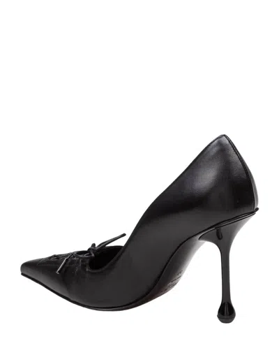 Jimmy Choo Scarlett 95 Leather Pumps In Black